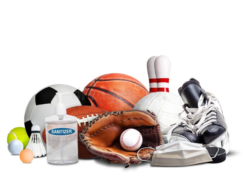 covid new normal sports concept isolated white background covid coronavirus new normal sports concept showing sports 195847068 min