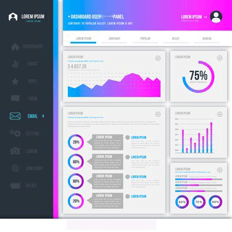 dashboard admin panel with flat design 23 2147875316 1